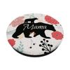 Mama Bear Baby Bear Cub Riding on Back Flower Pattern PopSockets Swappable PopGrip