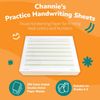 Channie’s Practice Handwriting & Printing Paper Workbook One Page A Day, 500 ...