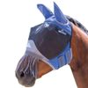 Deluxe Fly Mask with Nose Fringe (Extra Full, Green)