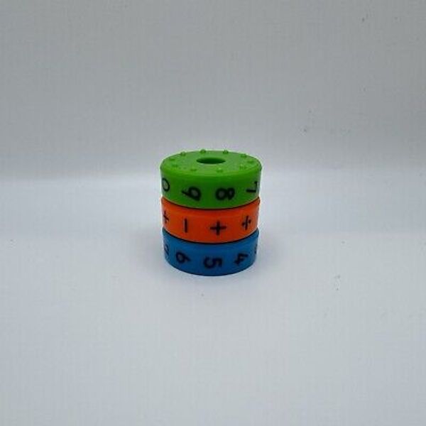 Fidget Math Cylinder Circular Shape Educational Abacus Learning Puzzle