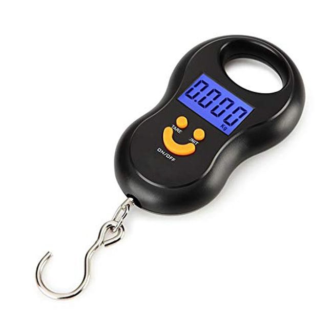 New 25Kg x 5g Digital Hanging Scale Mini Electronic Luggage Hook