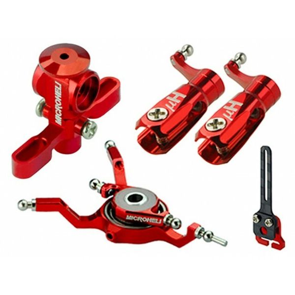 Microheli CNC Blade NANO CPX/S Power package (RED) - BLADE NANO CPX/CPS/S2