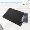 100 x Black Plastic Mailing Bags 145x228mm