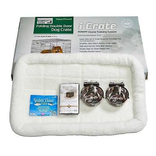 Midwest iCrate Dog Crate Kit Large 36"x23"x25" 1536DD-KIT