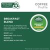 Green Mountain Coffee Breakfast Blend K Cup Pods Light Roast 32 Count