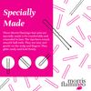 Flamingo Hair Pins 1-3/4" (Black)