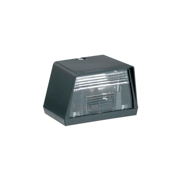 RING Small Black Number Plate Lamp Complete With Fitted E Approved Bulb