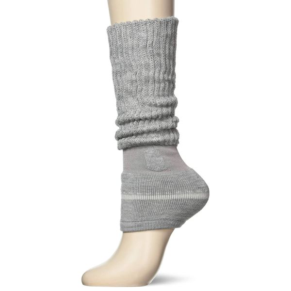 Okamoto Women's Socks Supplement, Like Kotatsu Leg Warmers, medium grey