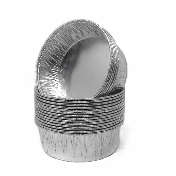 Bakery Direct Traditional Foil Pie Moulds (120) Silver
