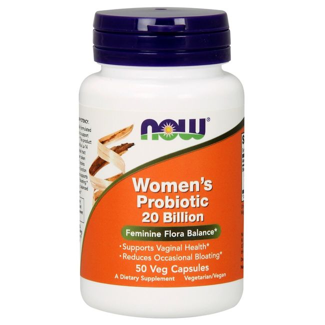 NOW Foods Women's Probiotic, 20 Billion, 50 Veg Capsules