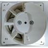 4" Bathroom Low Profile/Slimline Extractor Fan with Chrome Effect Grille and Run on Timer
