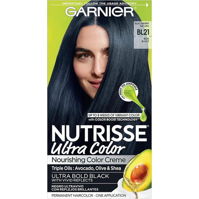 Garnier Nutrisse Ultra Color Nourishing Permanent Hair Color Cream, BL21...