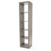 Better Homes & Gardens 5-Cube Vertical Storage Organizer, Rustic Gray Shelf
