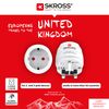 Skross Protective Contact Plug Adapter Multi-Coloured One Size