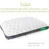 Universal & Adjustable Flex Pillow | White | Standard | 32"X20" | Viscose Materi