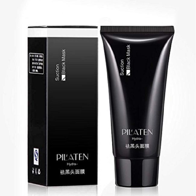 NIB Pil'Aten Pilaten Hydra Suction Black Mask with Black Head Remover 60g