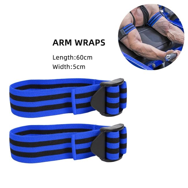 Squat Weight Lifting Indoor Workout Stamina Bodybuilding Flow Equipment Limit Training Fitness BFR Bands Arm Mating, 01 60cm 90cm adjust, 03 red arm bands