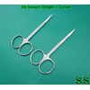 24 IRIS SCISSORS 4.5" STRAIGHT + CURVED SURGICAL DENTAL