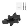 Uimoso 600PCS Universal Hidden Deck Fasteners Composite Decking, Black T Clips