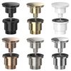 Universal Basin Sink Waste Solid Brass Leak Proof Slotted Un-slotted Compatible Eco-Friendly (Brushed Nickel)