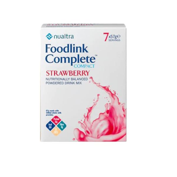 Nualtra Foodlink Complete Compact (7 x 57g) - Strawberry