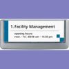 Durable Click Sign, 2-1/8 x 5-7/8 Inches, Graphite (486037)