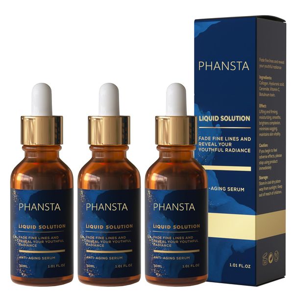 3Pcs Olavita Serum Das Original Serum Soforteffekt Gesicht Anti-Aging Serum Reduzierung Falten für Eine Straffere Prallere Feuchtigkeitsspendend für All Skin Types (30ml)