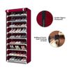 27 Pairs Shoe Rack Organizer 9-Tier Stackable Shoe Storage Cabinet Space Saving
