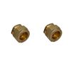 TC Brass Compression Stop End Blank End Cap 15mm for Copper Pipe - Pack of 10
