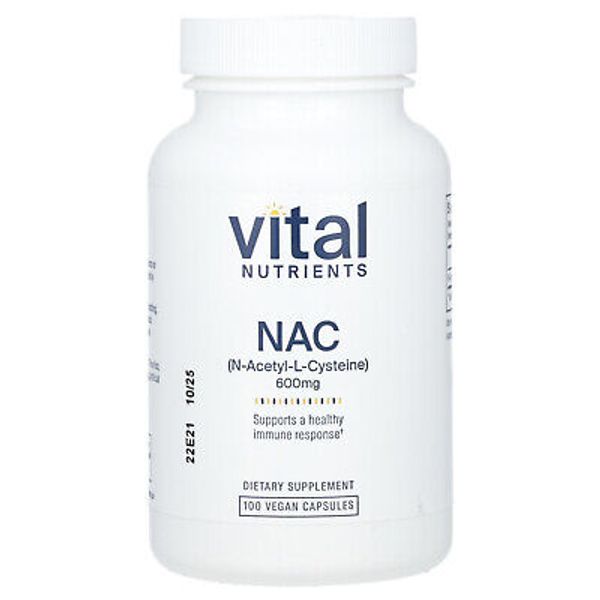 NAC, 600 mg, 100 Vegan Capsules