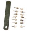 10 Seconds Replacement Track Spikes, 5 Millimeter Needle, 14 Spikes Per Package