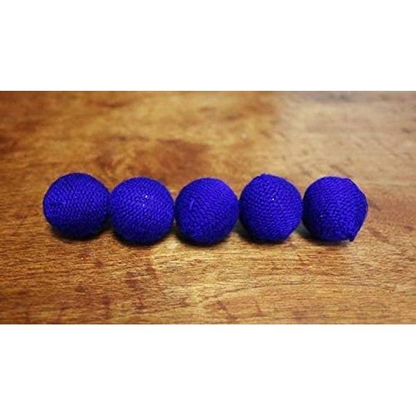 Crochet 5 Ball Combo Set (1"/Blue) by Mr. Magic - Trick