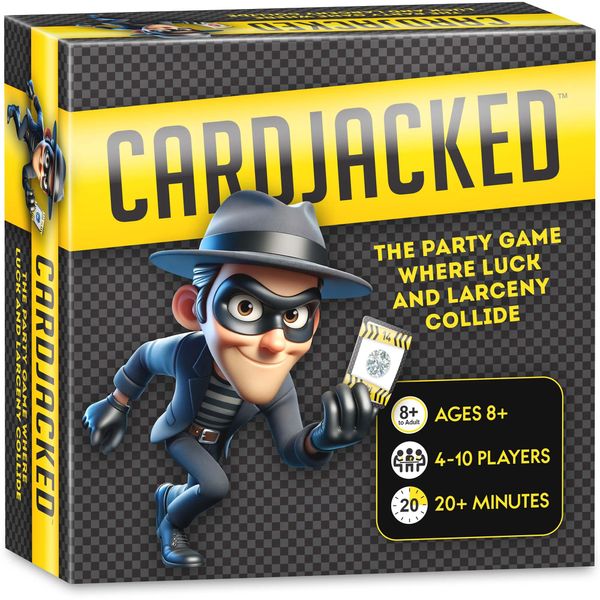 CARDJACKED Party Game, 4-10 Players, Ages 8+, 20+ Minutes