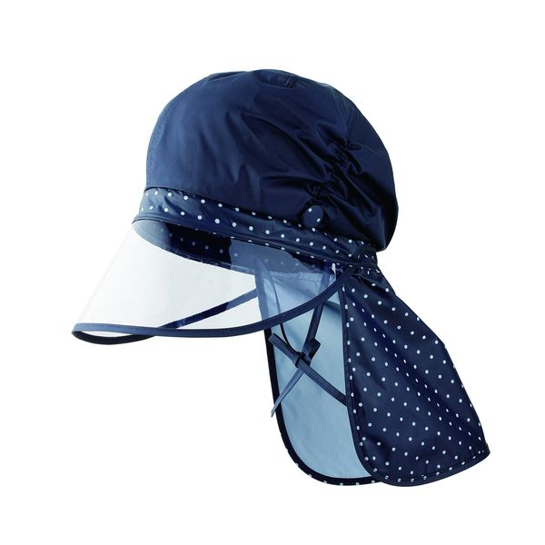The Hair Resistant Rain For Shape Hat Navy