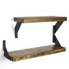 4 Heavy Duty Angle Shelf Brackets Floating Shelves Support Brackets, 8 inch