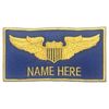 Custom Astronaut Patch Iron on to Your Flight Suite Costume with Hook Fastener Available.