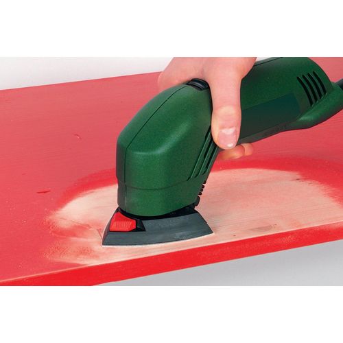 wolfcraft 5 Easy-Fix Sanding Sheets for Paint/Varnish, 95 mm, grain 120 I 1163000 I