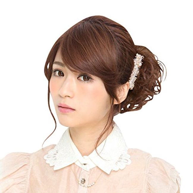 Priscilla VS-34 Scrunchie Wig Round Curl Heat Resistant TNC Natural Color