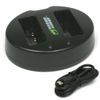 Wasabi Power Dual USB Battery Charger for Canon LP-E10, LC-E10