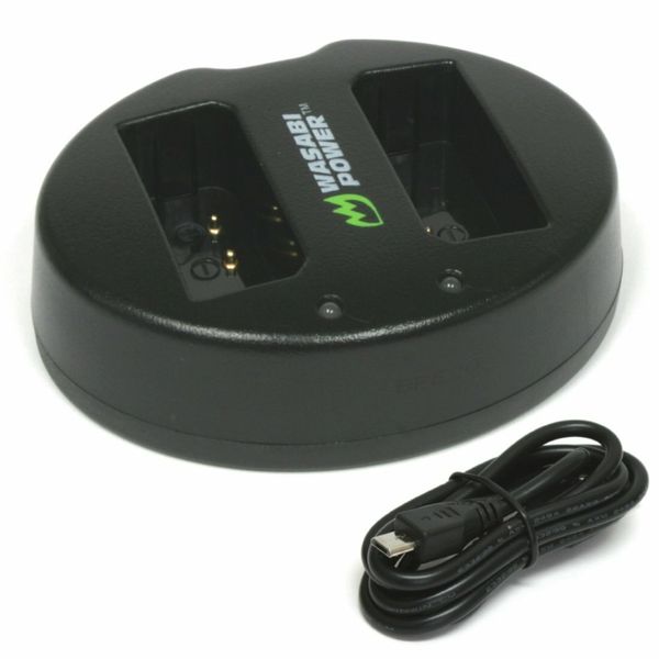 Wasabi Power Dual USB Battery Charger for Canon LP-E10, LC-E10