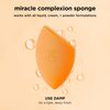 Real Techniques Miracle Complexion Makeup Sponge Full Cover Foundation, Pack Of Two (Packaging May Vary)