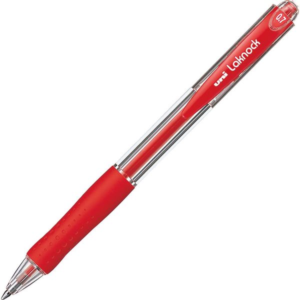 三菱鉛筆 Oil-Based Ballpoint Pen, Breeze, Knock SN – 100 – 07 Red 15