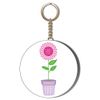 Cartoon Potted Plant 55mm Keyring Bottle Opener