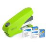 Rapesco 1470 Luna Less Effort Stapler with 2000 Staples, 50 Sheet Capacity, Green