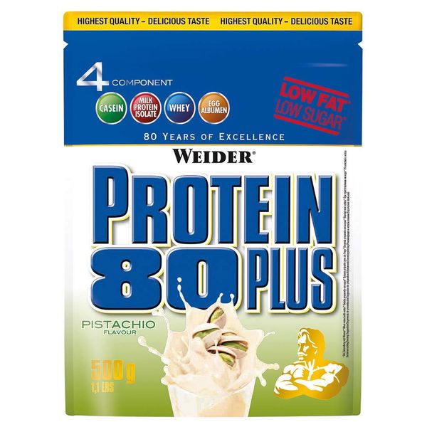 Weider Protein 80 plus 2 x 500g Beutel 2er Pack Pistazie