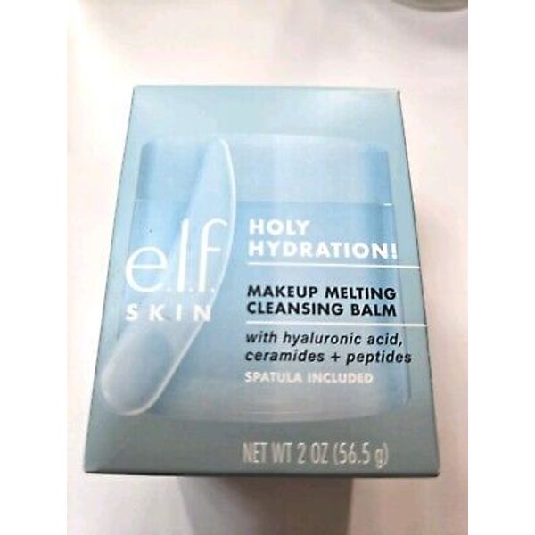 elf HOLY HYDRATION MAKEUP MELTING CLEANSING BALM 2.0 Fl. OZ.