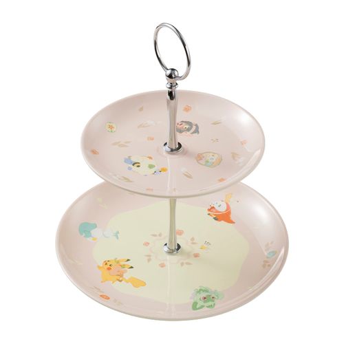 Pokemon Center Original Melamine Cake Stand - Pikachu's Easter Egg Hunt