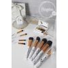 Frepice Makeup Brush, Set of 10, Powder Brush, Concealer Brush, Makeup Brush Pouch, Makeup / Howlite Pouch