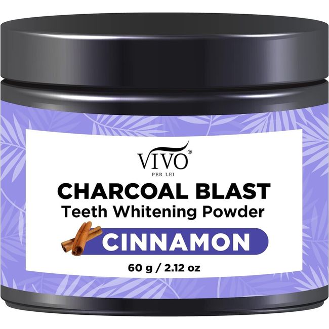 Vivo Per Lei Remineralizing Tooth Powder with Activated Charcoal - 2.12 Oz-⭐⭐⭐⭐⭐