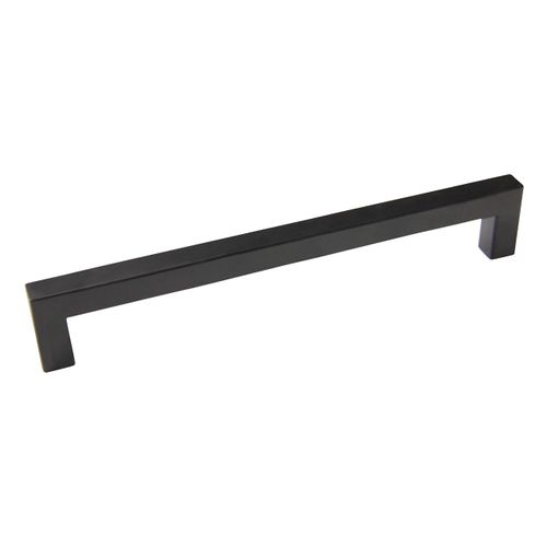 RCH Hardware HD-SS128-192 Hollow Stainless Steel Modern Cabinet Drawer Handle Pull, 7 9/16 Inch, Black (10 Pack)